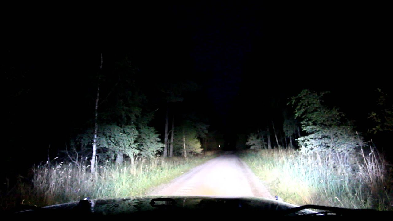 Dually D2 Driving beam from Rigid Industries on a 2 door Sahara Wrangler 2012, Part one