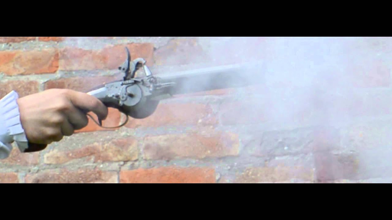 Lock times 4: Wheellock pistol in slow motion