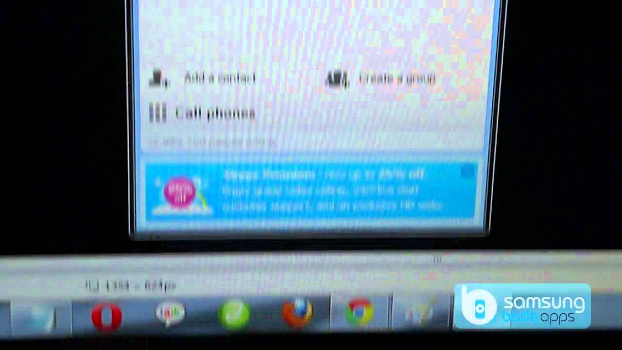 Skype for Bada - (Java) Demo on Samsung Wave II 8530