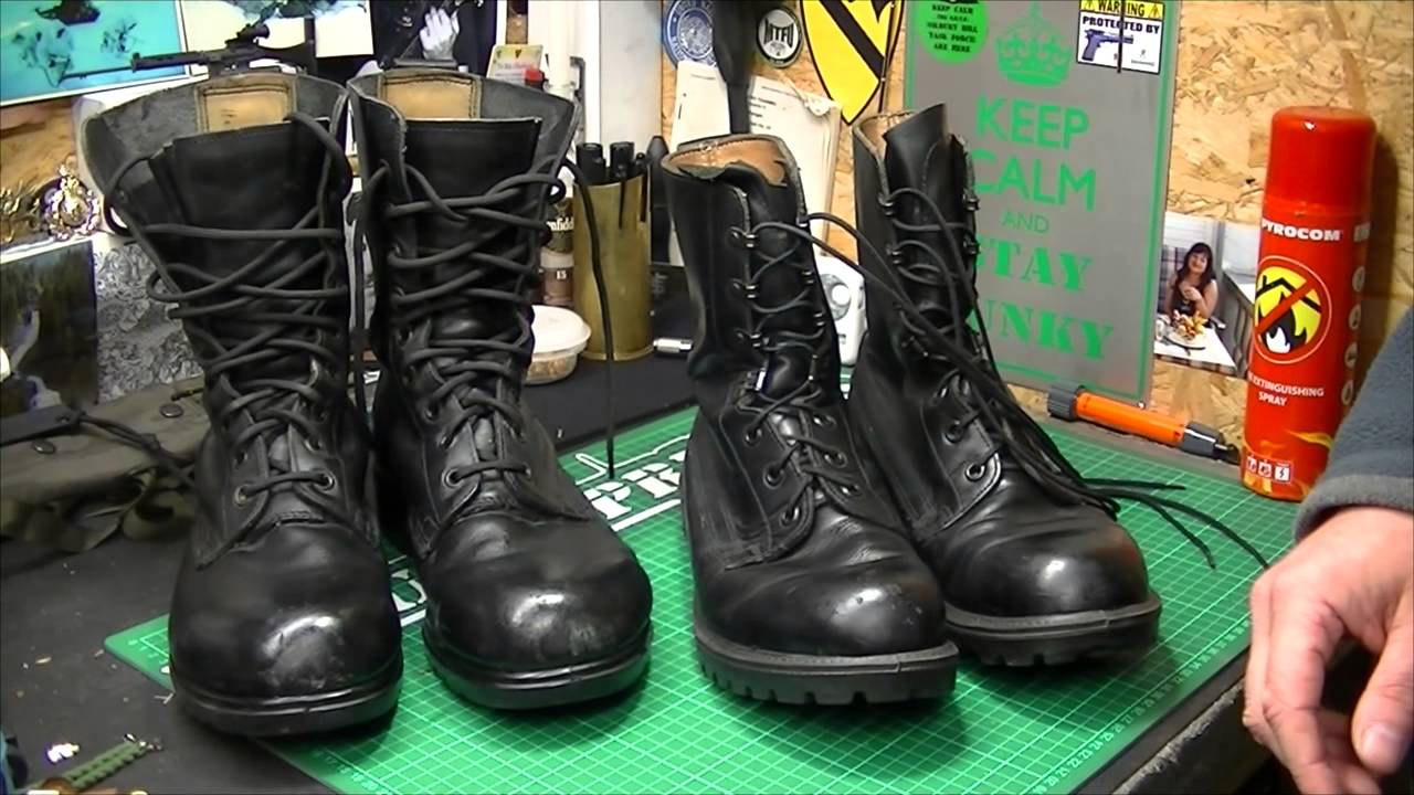 British Army Boots 80's v Later Versions