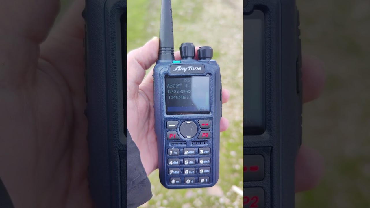 Anytone D890uv test satellite tracker. Firmware 1.03