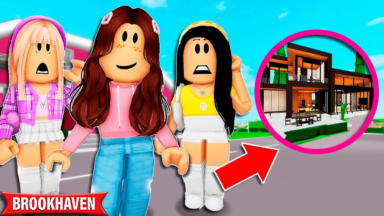 A MENINA EXCLUÍDA na ESCOLA é DONA da MANSÃO MAIS CARA | Historinhas em Brookhaven RP🏡