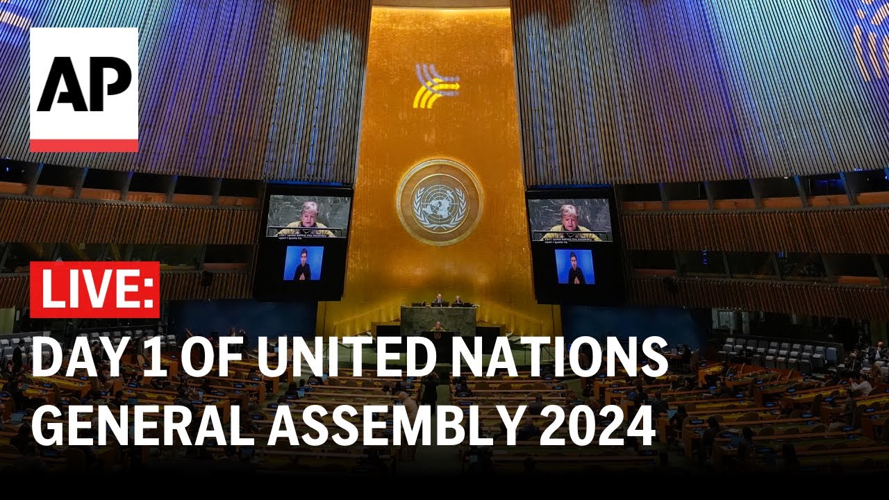 LIVE: Speeches on Day 1 of UN General Assembly 2024