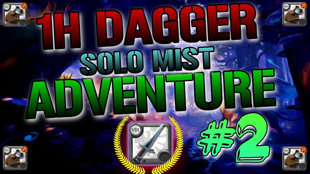 1H DAGGER SOLO MIST ADVENTURE #2 | 8.3 GIVEAWAY | Albion Online