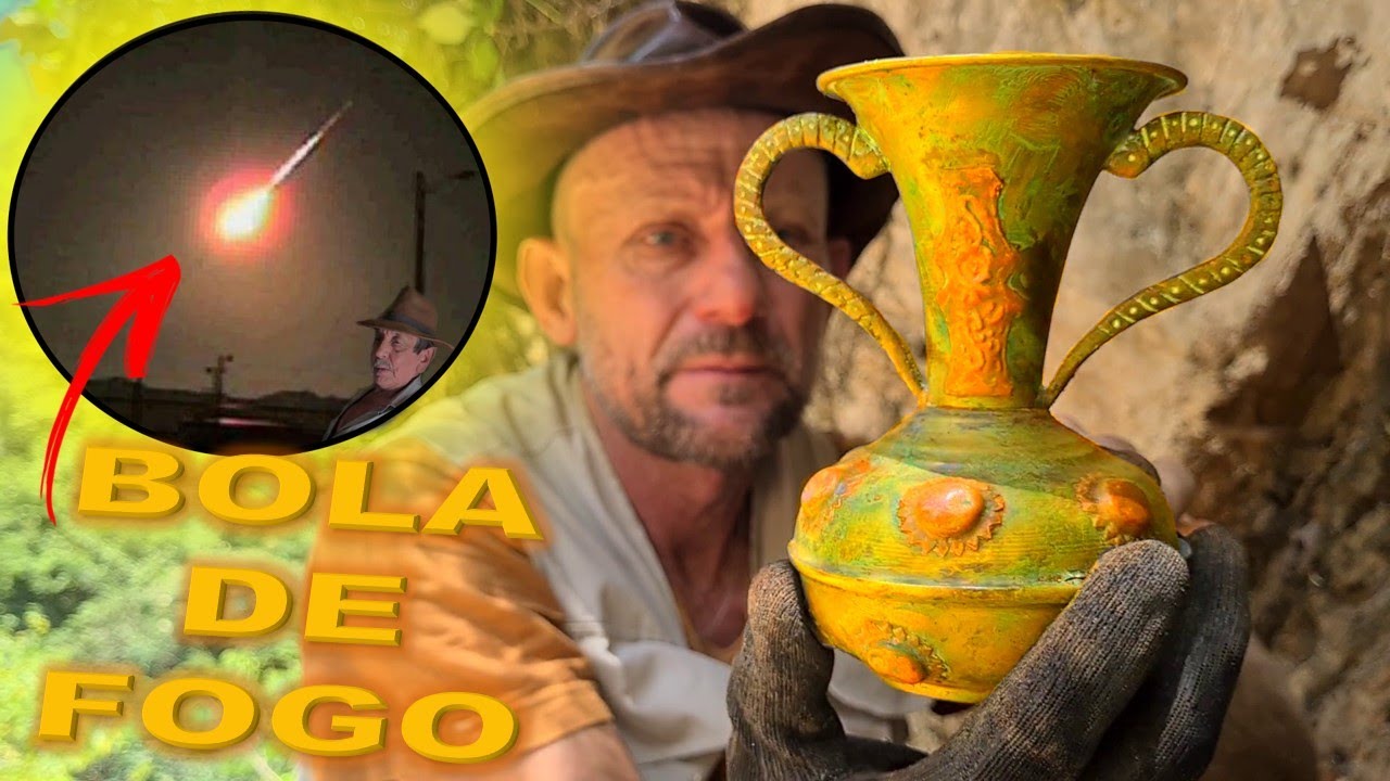 Achei um TESOURO aonde viram uma BOLA DE FOGO