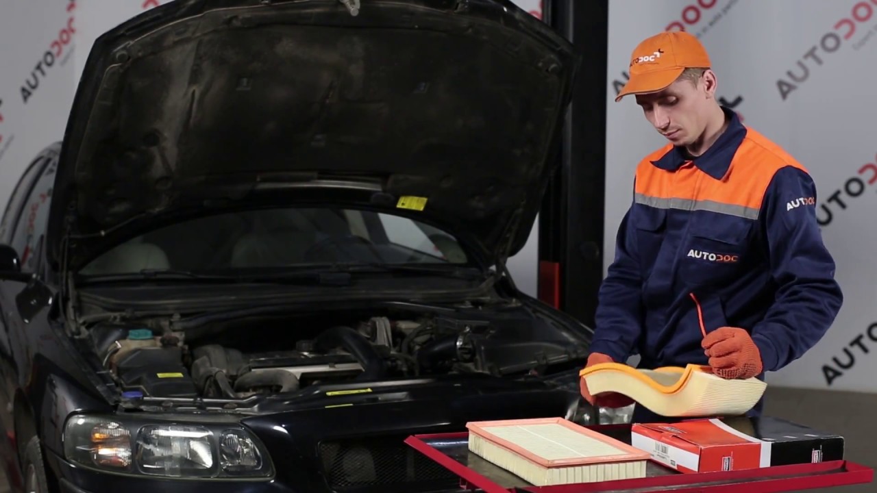 Wie VOLVO S60 Luftfilter wechseln TUTORIAL | AUTODOC