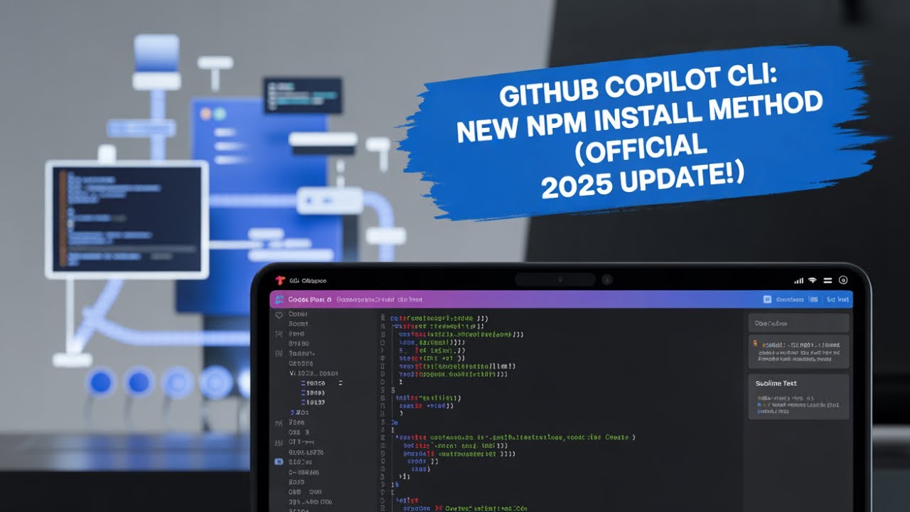 GitHub Copilot CLI: NEW npm Install Method (Official 2025 Update!)