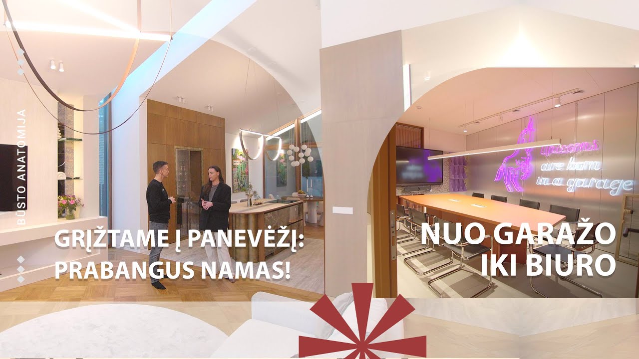 93. Grįžtame į Panevėžį: Prabangus namų interjeras ir biuras Vilniuje, prasidėjęs garaže?