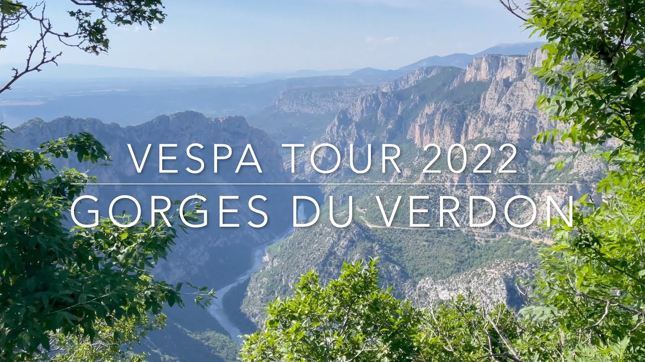 Vespa Tour France - Gorges du Verdon. Roadtrip: Heidelberg-Verdonschlucht (Haute Provence)