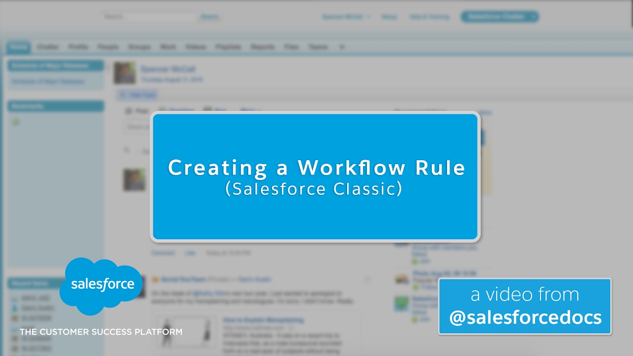 Creating a Workflow Rule (Salesforce Classic) | Salesforce
