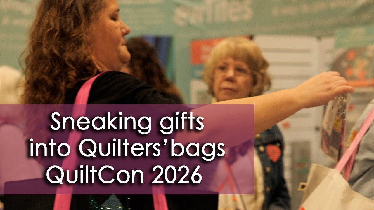 Полное видео о создании подарочных кармашков на QuiltCon 2026!