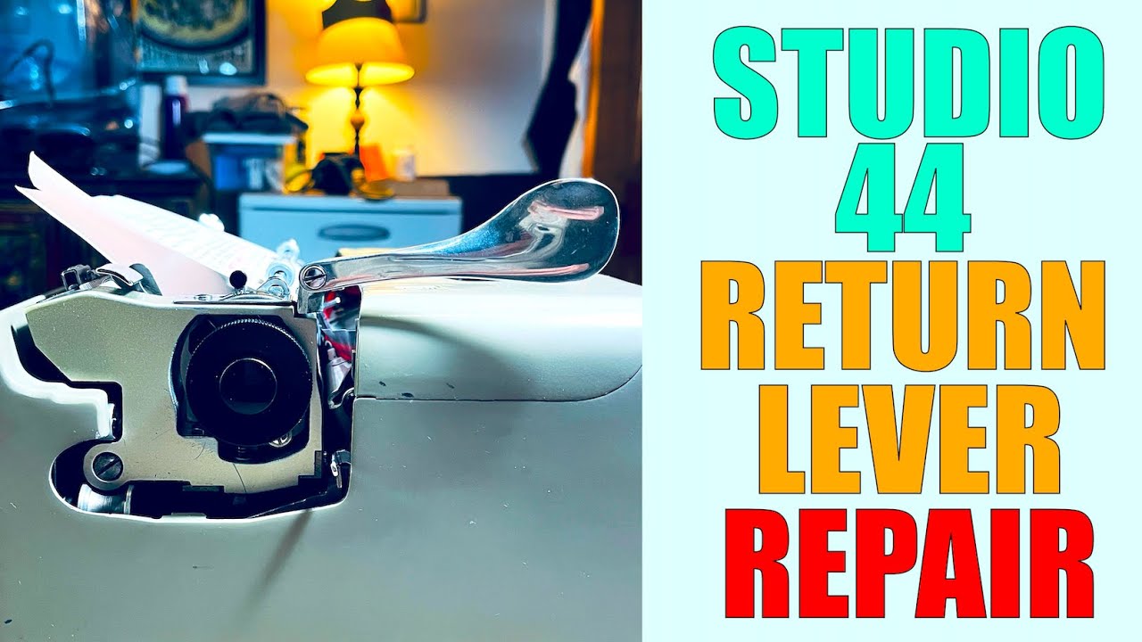 Olivetti Studio 44 Carriage Return Arm Repair