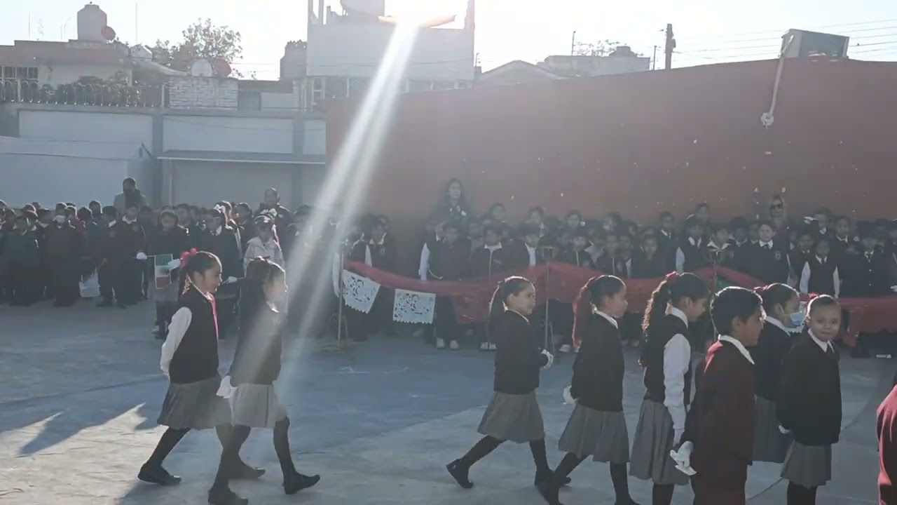 Día de la Bandera Esc. Primaria José Vasconcelos Irapuato 
