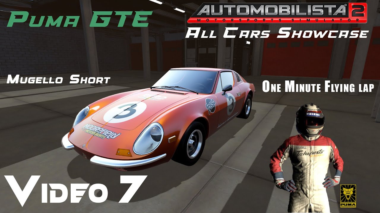 AMS2 | Video 7 | Driving Every Car | Puma GTE | One Minute Flying Lap | Mugello Short | 4K