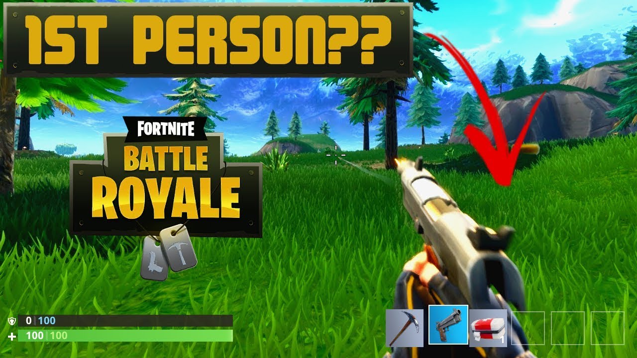Fortnite - All Weapons In FIRST PERSON (Weapon Showcase)