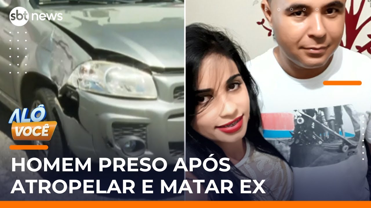 V&iacute;deo mostra momento em que mulher &eacute; atropelada duas vezes pelo ex em SP | #AloVoce