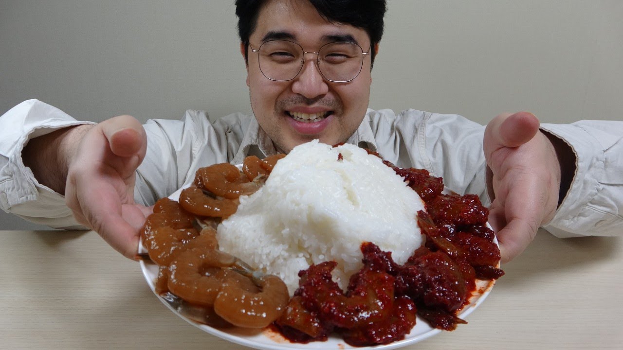 ASMR 탱글쫀득 간장새우장 양념새우장 먹으면서 수다떨기 Eating Raw Shrimp with Relaxed Chatting