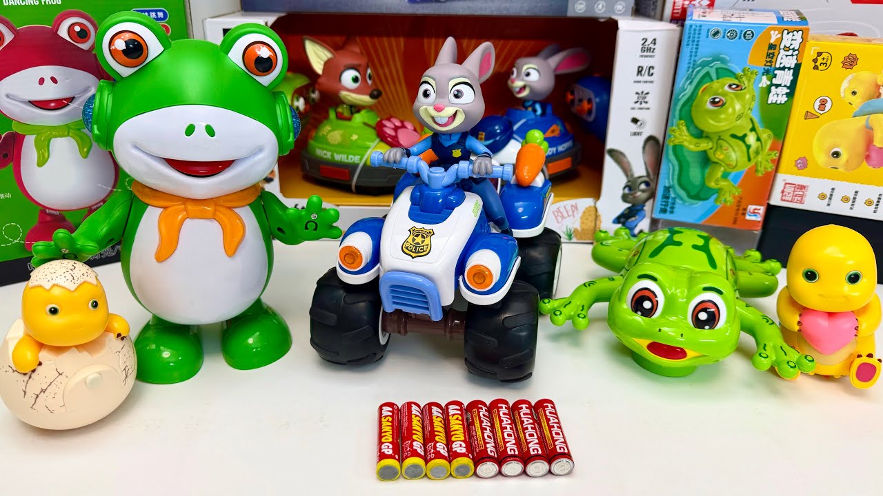Unboxing Judy's Stunt Remote-controlled Beach Buggy, Electric Little Milk Dragon, Dancing Frog 