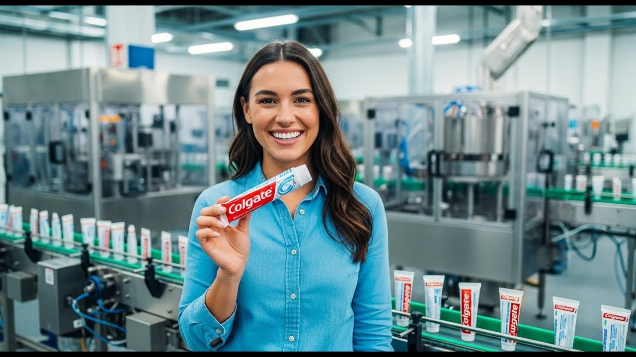 How Colgate Toothpaste Is Made 🦷 | Inside the Factory & Step-by-Step Production Process