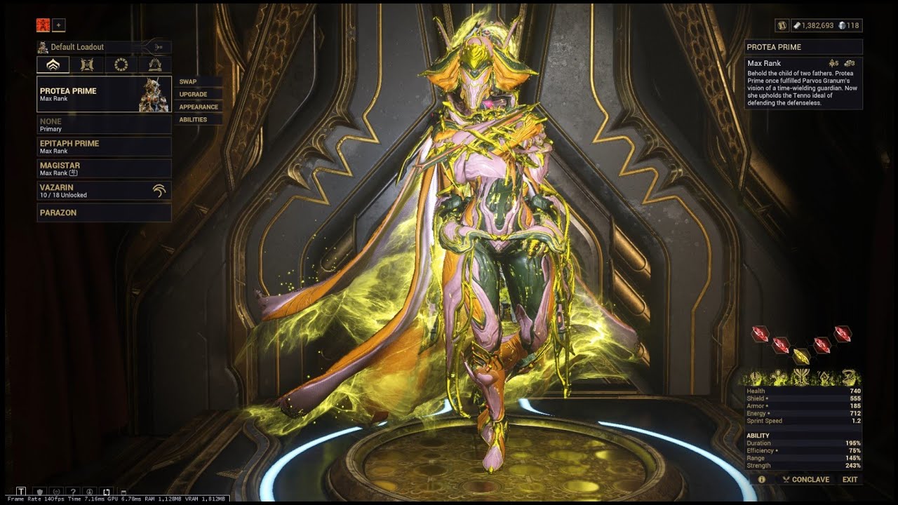 Protea Prime Build | Heat InHerit | The Vallis Undermind - Warframe