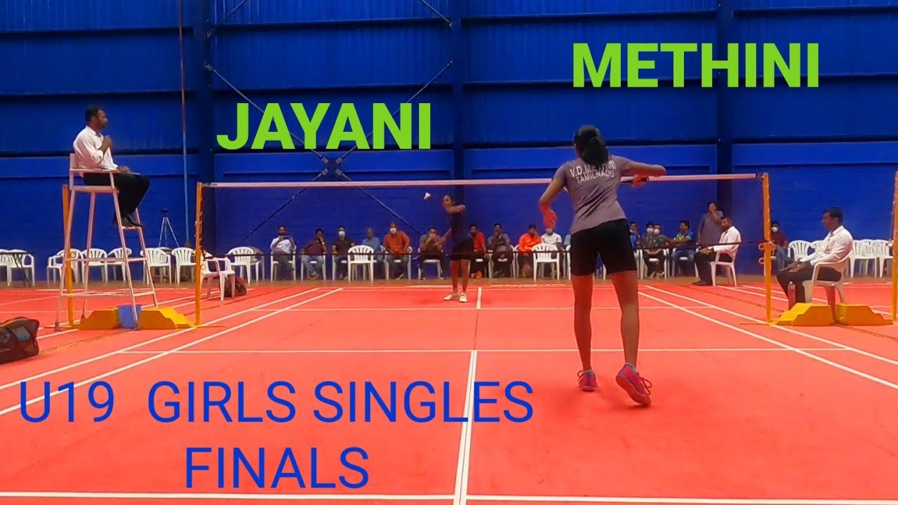 METHINI.V Vs JAYANI.V.S | U19 STATE CHAMPIONSHIP 2021 | GIRLS SINGLES FINALS  - COIMBATORE