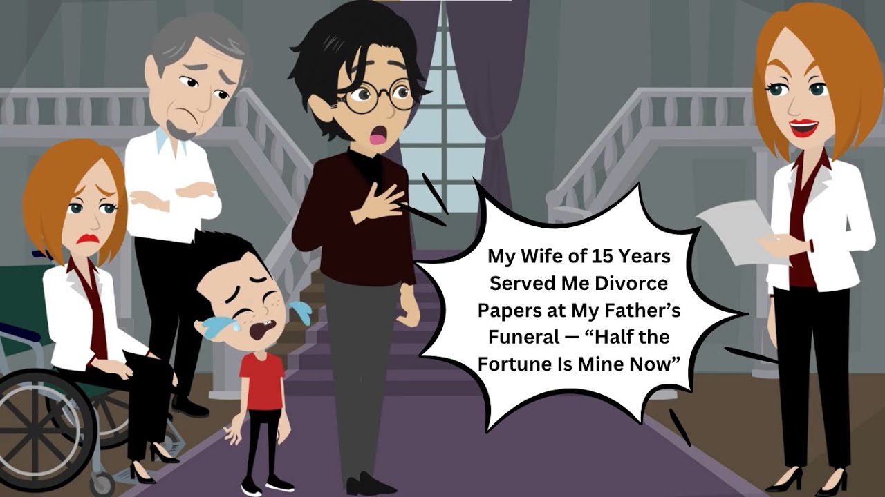 My Wife of 15 Years Served Me Divorce Papers at My Father’s Funeral — “Half the Fortune Is Mine Now”