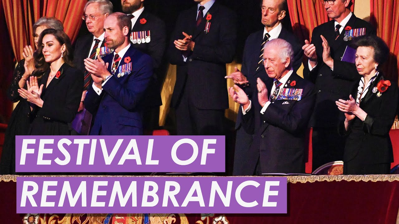 Princess of Wales Joins King Charles at Festival of Remembrance event