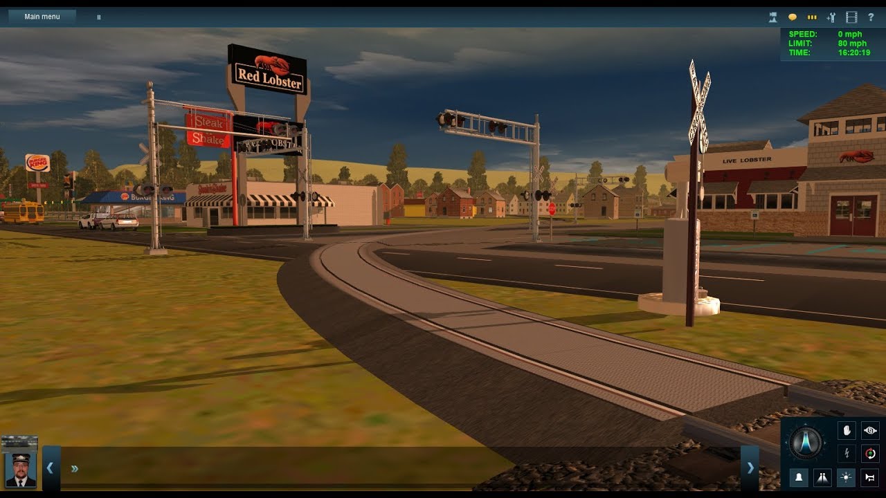 Testing An Unusual Railroad Crossing In Trainz: A New Era