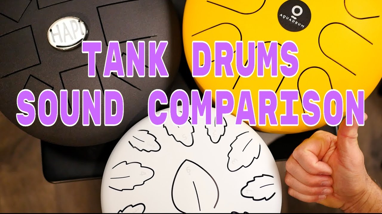 Tank Drum Sound Comparison [HAPI, AQUADRUM, HARMONIC STAR]