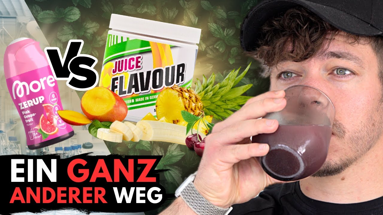 Getränkesirup oder Juice Flavour Geschmackspulver? Was ist besser? | Fitness Food Corner