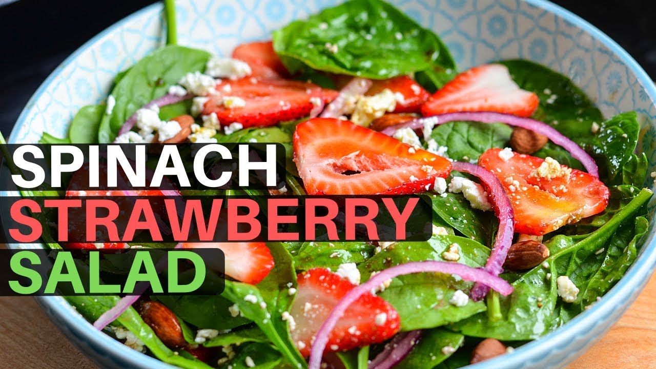 Strawberry Spinach Feta Salad - Summer Goodies