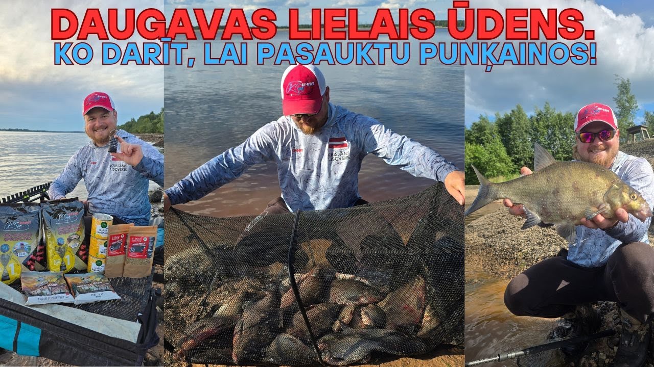 Daugavas brek&scaron;i un kā viņus noķert. Testējam jaunus OK Cope SPORT Groundbaits mixus.