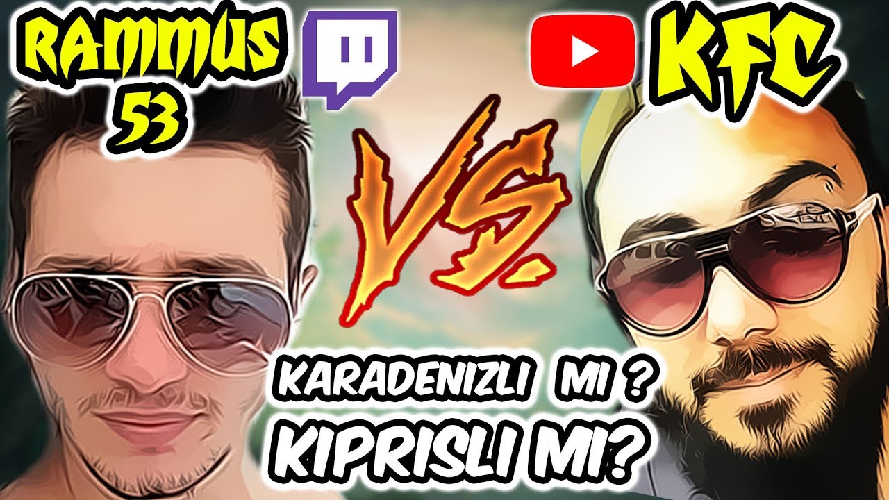 RAMMUS53 vs KFCEATBOX. Karadenizli Yayıncı vs Kıprıslı Youtuber | Çılgın VS | LoL Pit