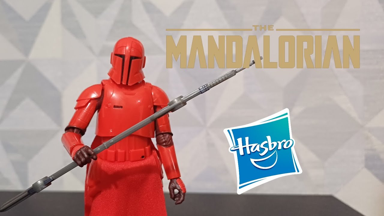 Boneco star wars black series imperial praetorian guard da série mandalorian 