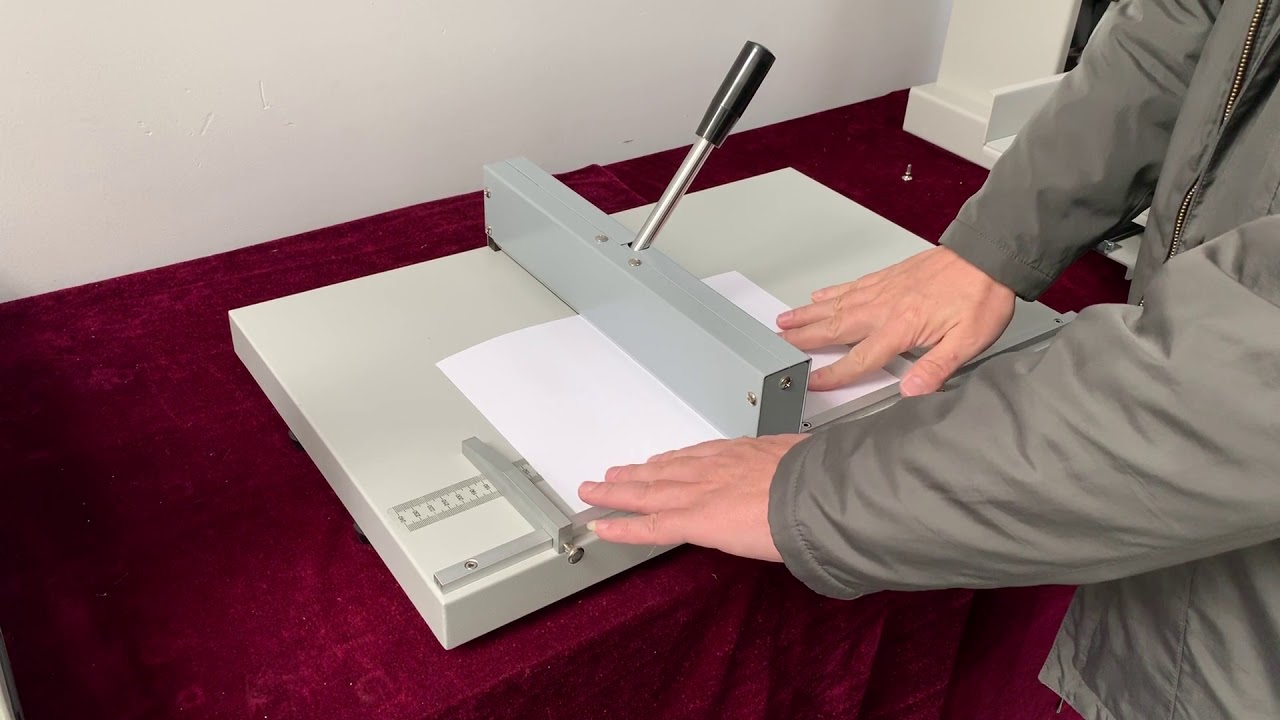 Sysform PC-360 / PC-460 Manual Paper Creaser Operation