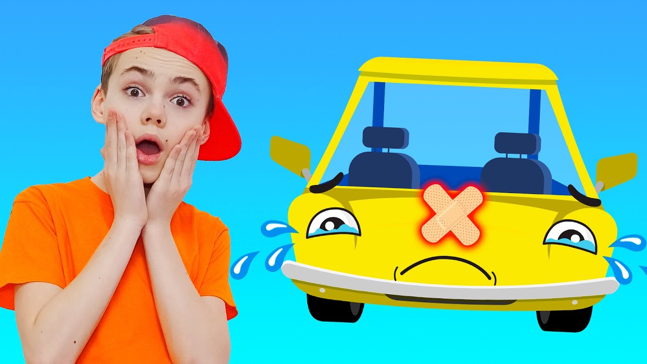 The Boo Boo Car Song | Nick and Poli Kids Songs