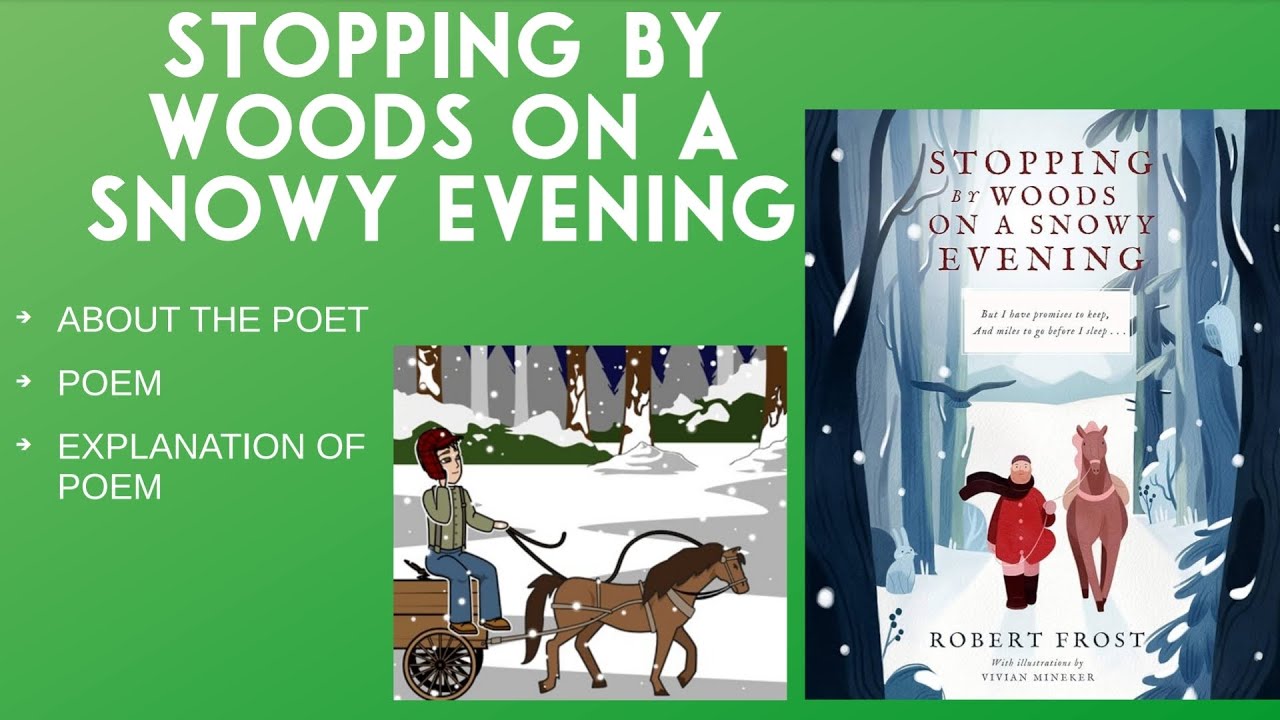 Stopping by Woods On a Snowy Evening poem p.1 by Robert Frost, short summary || UGC NET English, PGT