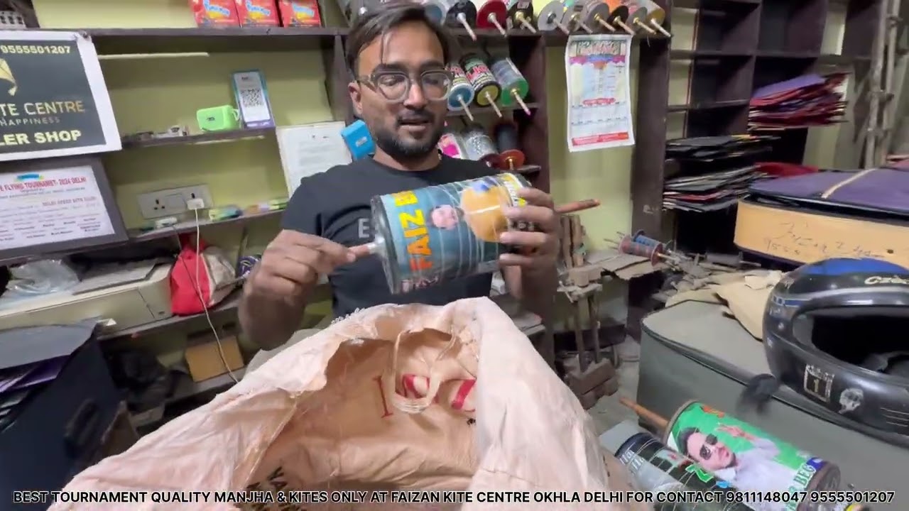 Tournament Quality Manjha Available 🔥 | Faizan Kite Centre | Faiz Beg & Zubair Beg | #manjha #kite 