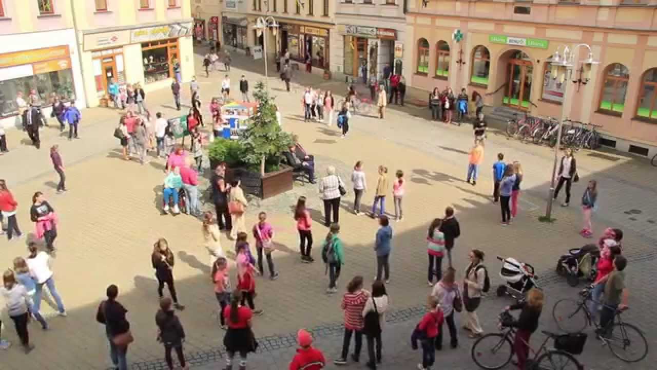 Šumperk - Motýli - Flash mob 2015