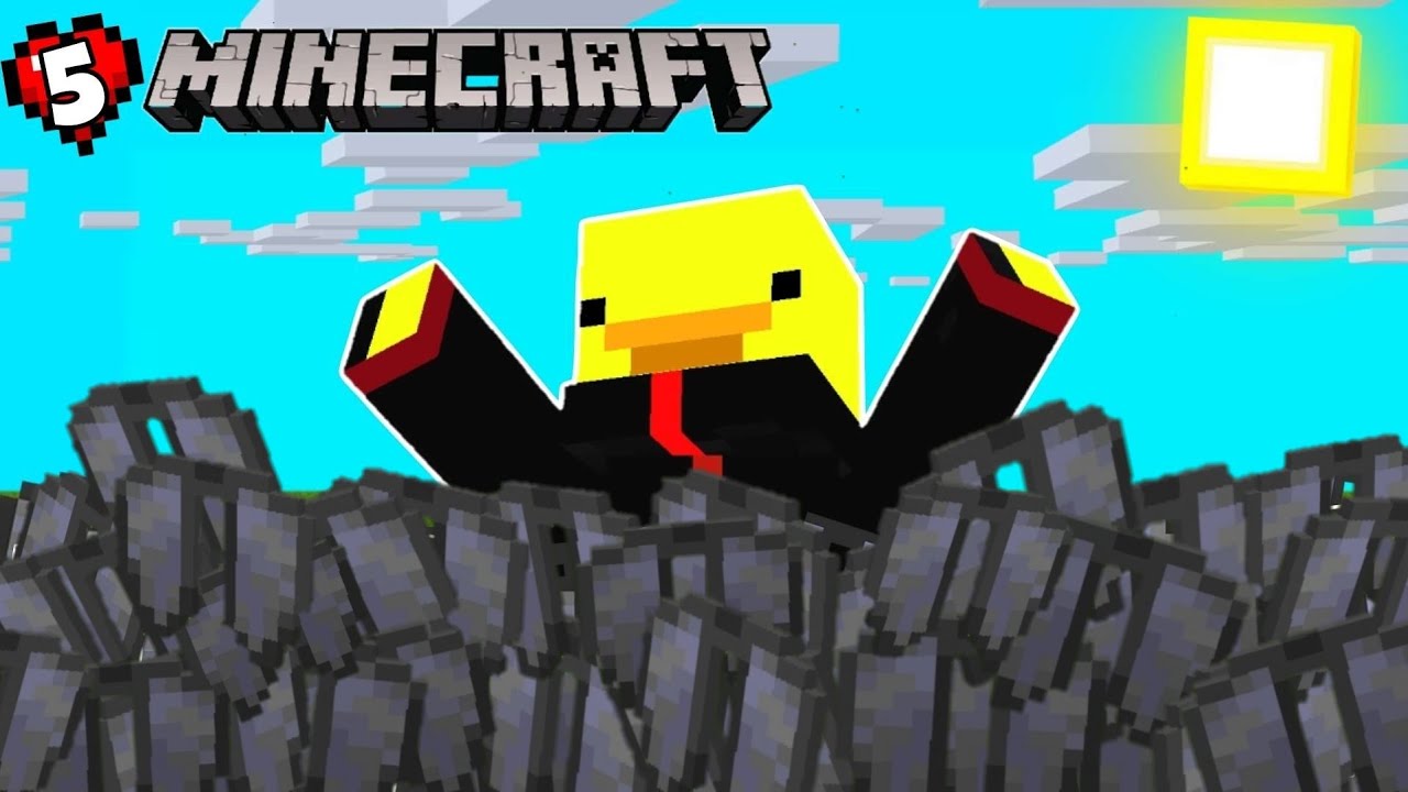 اسرع أداة تنقل في ماينكرافت سرفايفل  | Minecraft survival #5