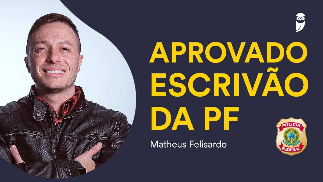 #Concurso PF - Matheus Felisardo - Aprovado em 14º lugar para o cargo de Escrivão (1ª fase)