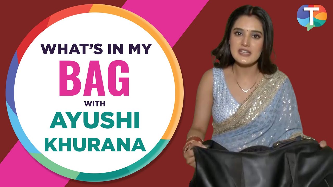 What's in my bag with Aangan Aapno Kaa fame Ayushi Khurana | Exclusive