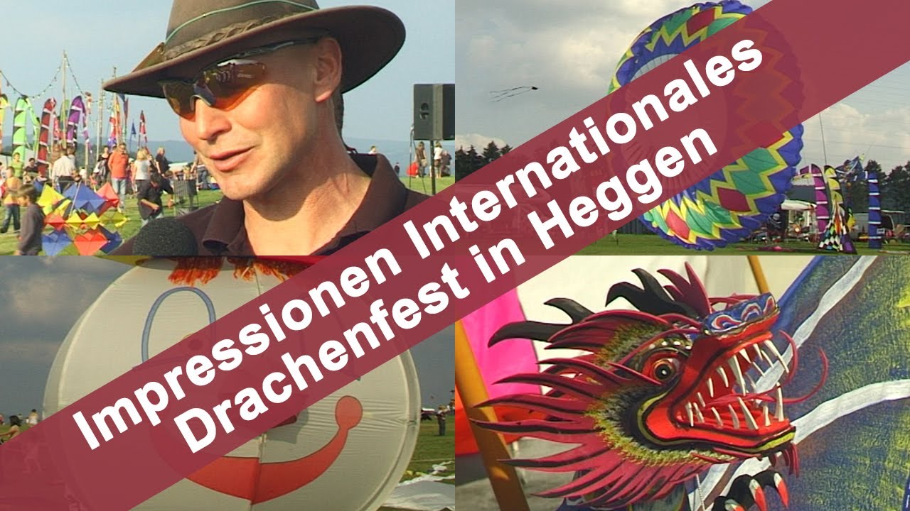Impressionen vom internationalem Drachenfest in Heggen