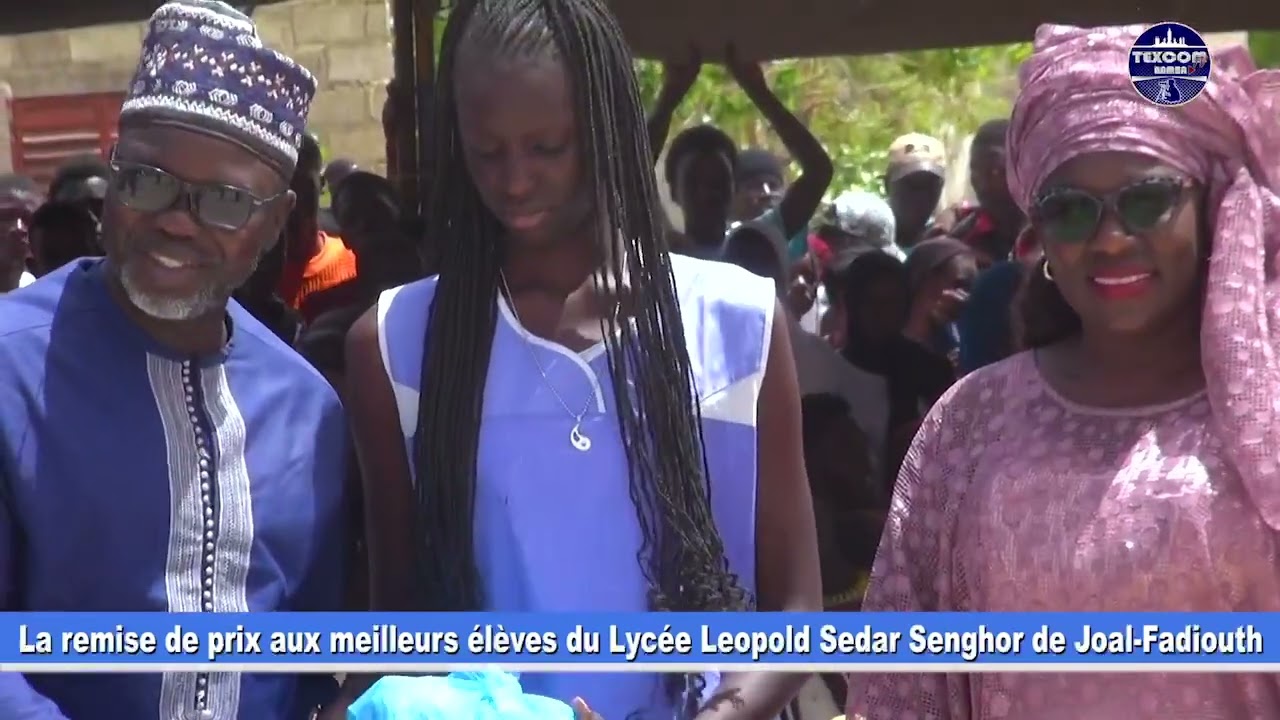 La Remise de prix aux meilleurs élèves du Lycée Leopold Sedar Senghor de Joal Fadiouth
