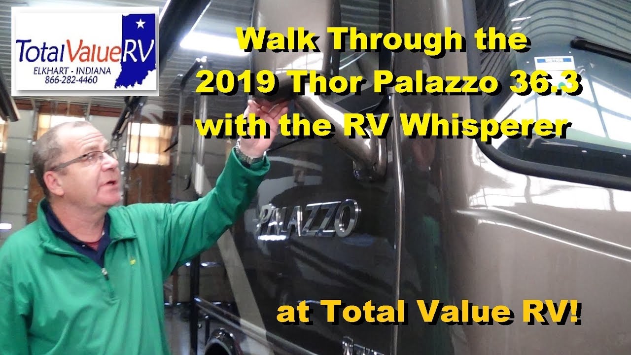 2019 Thor Palazzo 36 3 with the RV Whisperer Now at Lazydays RV!