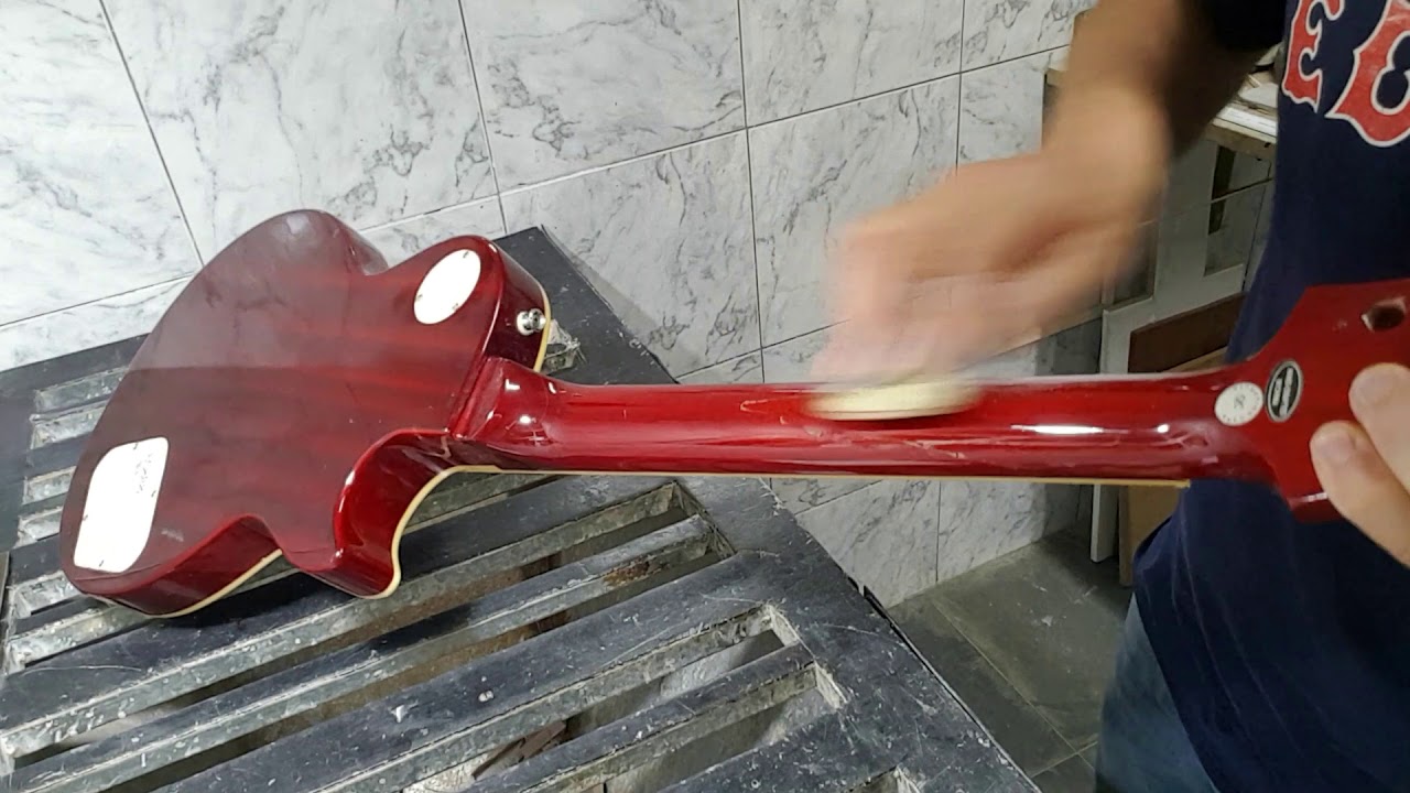 Restauração braço guitarra Les Paul