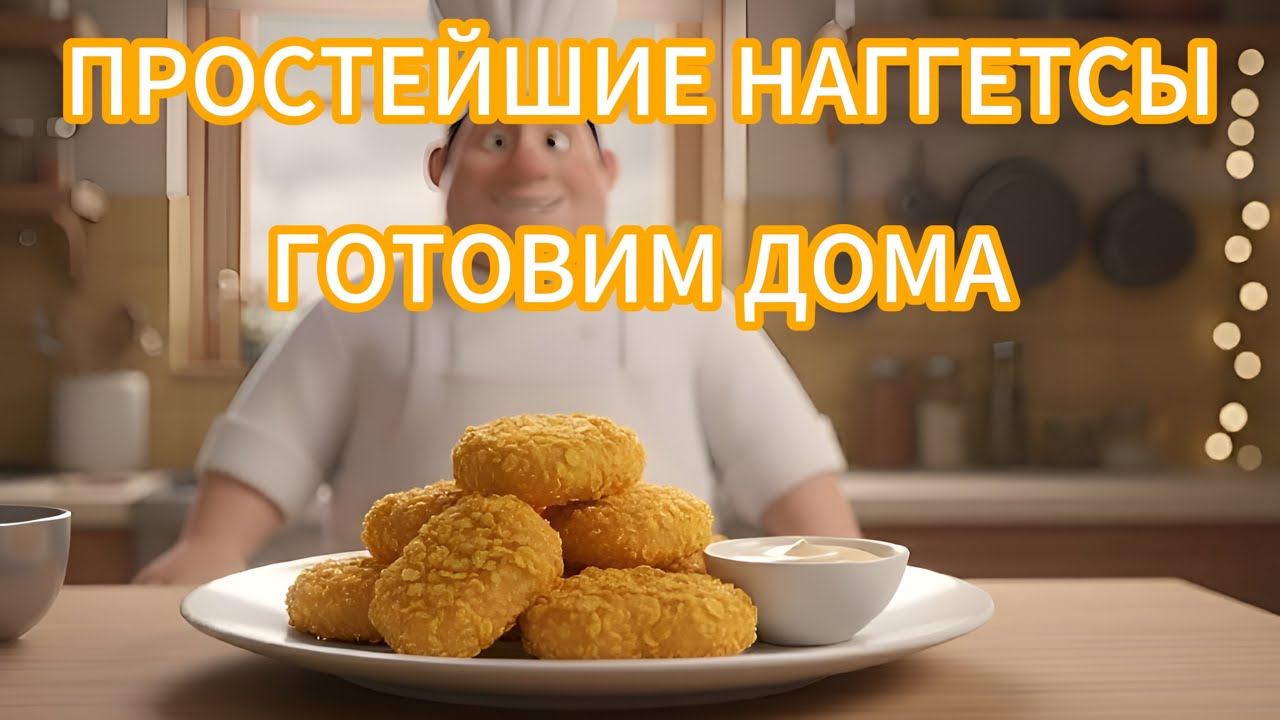 Забудьте про резиновые полуфабрикаты — сегодня делаем нагетсы, которые порвут любой магазин!🤫🤤