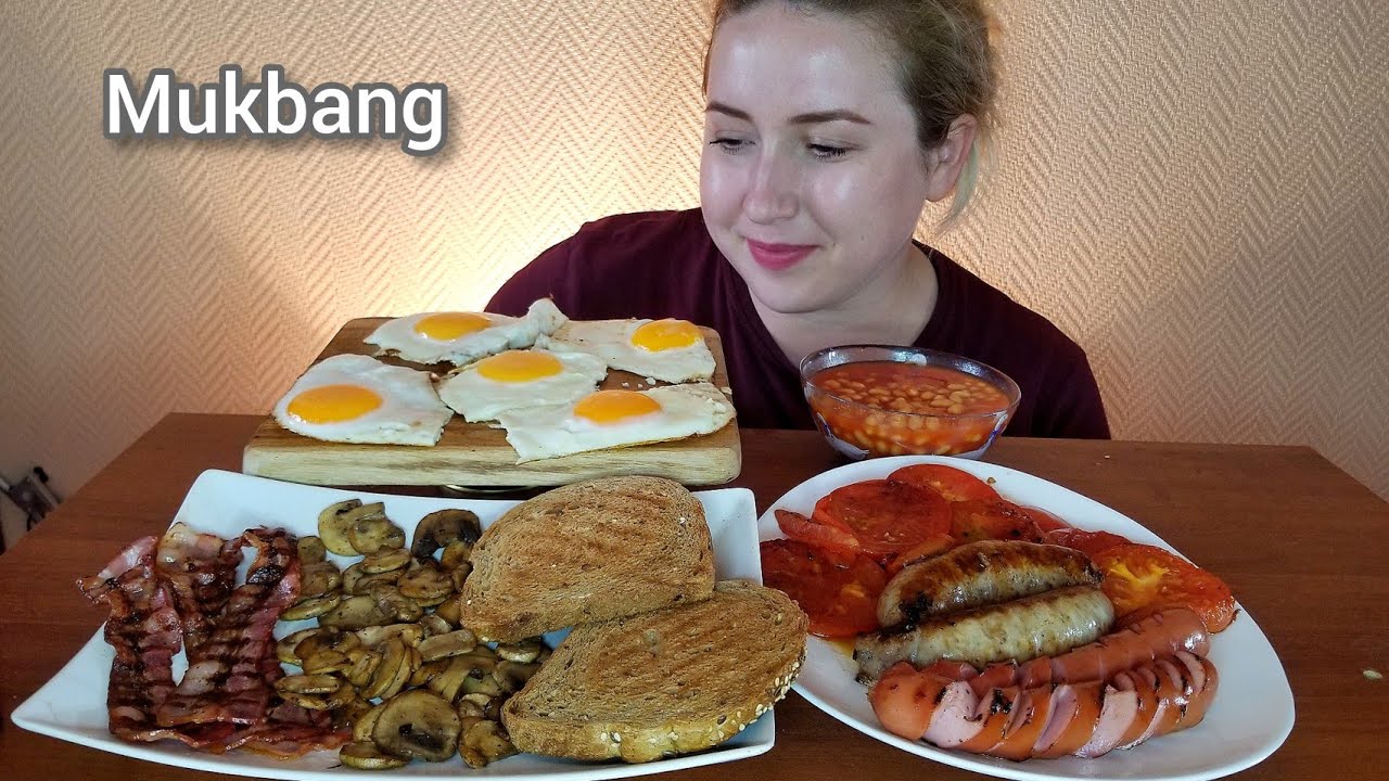 3000ккал ЗА РАЗ АНГЛИЙСКИЙ ЗАВТРАК БЕКОН СОСИСКИ | 3000 Calorie English Breakfast |Eeating show | 먹방