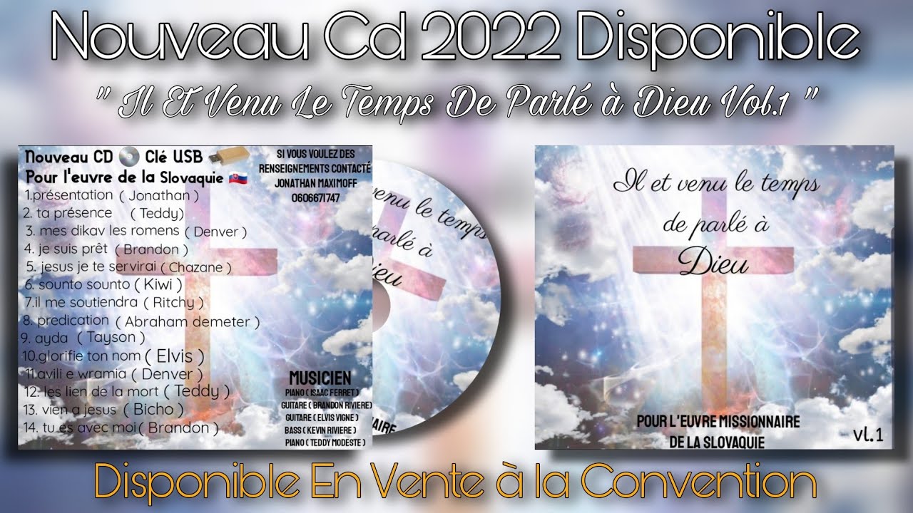 Brandon || Je Sui Prêt || Cantique 2022 Nouveau Cd  