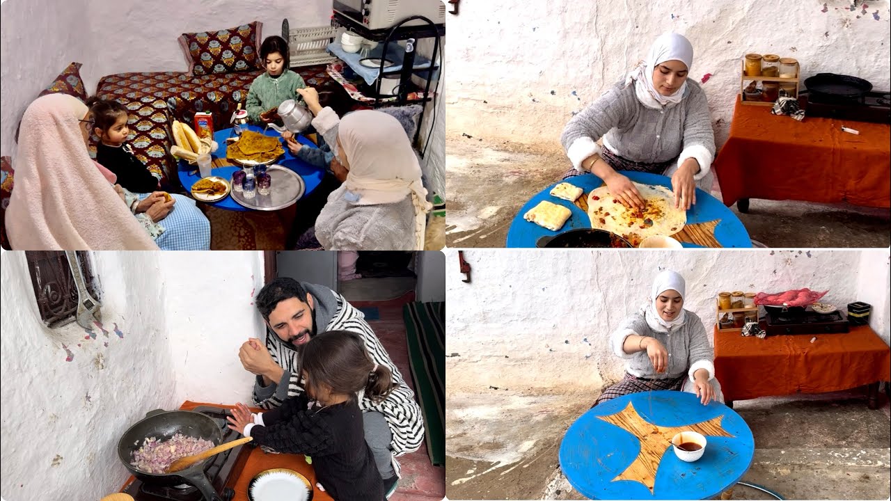 أول فطور في منزلنا🏡 البسيط مع أغلى الناس.. الحمد لله على نعمته.